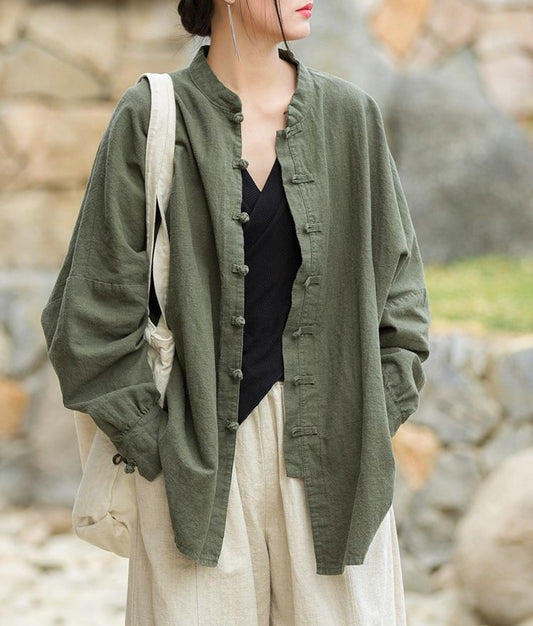 PERA ETNİK DETAYLI VINTAGE GÖMLEK CEKET