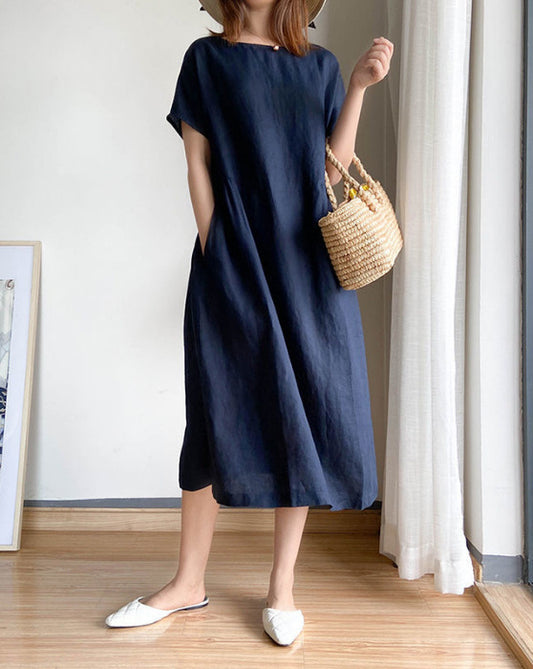 PERA VINTAGE POPLİN ELBİSE