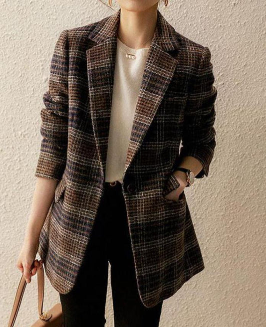 Pera Ekose Şık Blazer