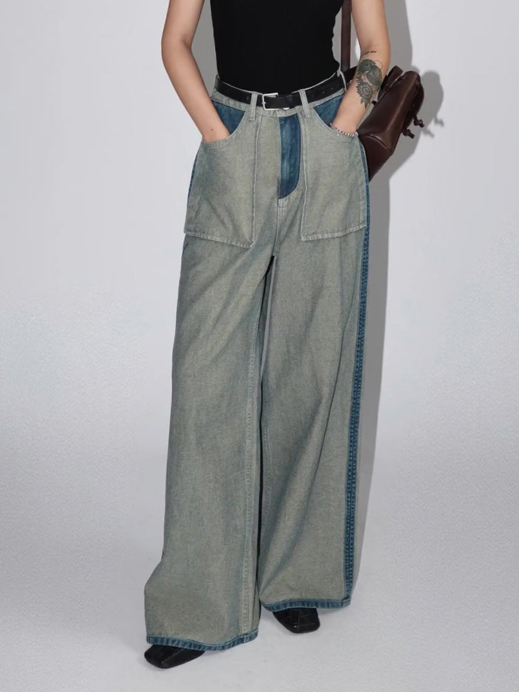 PERA VİNTAGE DENİM PANTOLON