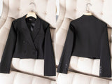 PERA CROP BLAZER CEKET