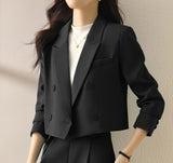 PERA CROP BLAZER CEKET