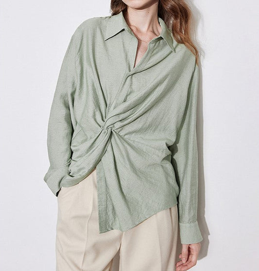 PERA KETEN CROSS GÖMLEK